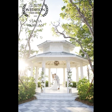  Lindsey & Matt said I do at one of my favorite resorts in Key Largo, Playa Largo Resort. This photo was taken just after they wed inside the gazebo where their vows were spoken. I thought it would be a beautiful symbol of the promise they made to one another. 