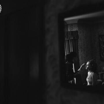 Thank you for the award. This was a natural light portrait for Felix's wedding last summer, captured as a reflection in the mirror from the opposite side of the room