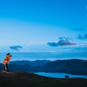 Captured during sunset in the Lake District. Latrig overlooking Keswick and Derwentwater. We were the only ones up there with a full photography setup. I got the shot and was even turned into large wall art.