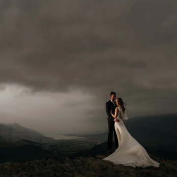 Captured on a very stormy day in the Lake District. On top of Cat Bells in Kewswick to be exact, overlooking derwentwater. The lake in the background is Bassenthwaite lake. The conditions mixed with some off camera flash give a very dramatic and stormy image. 