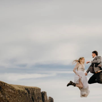 I love to incorporate some sort of 'fun' element into my shoots, usually jumping but anything goes as long as its fun, why should we stick to boring him and her photos looking at the camera.