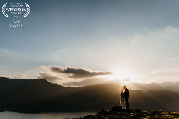 Captured during sunset overlooking Derwentwater and Cat Bells in the Lake District. A truly beautiful location. The awesome couple and perfect weather. 