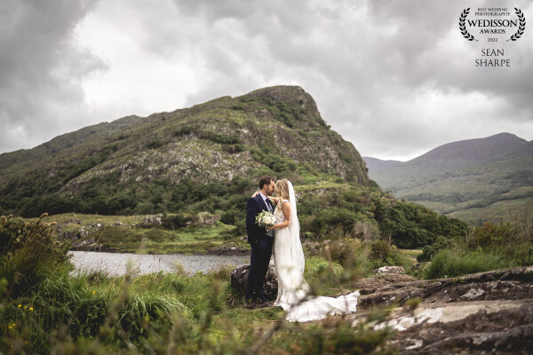Alison and Ronan in the beautiful Killarney National Park. Such a moody day of weather and skies, it really came across in the images and created such atmosphere. Love this spot and they were such a fantastic couple to work with!