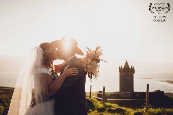 Arena & Brian's  Stunning Sunset Elopement at The Cliffs of Moher in Ireland. A fantastic day  for t...