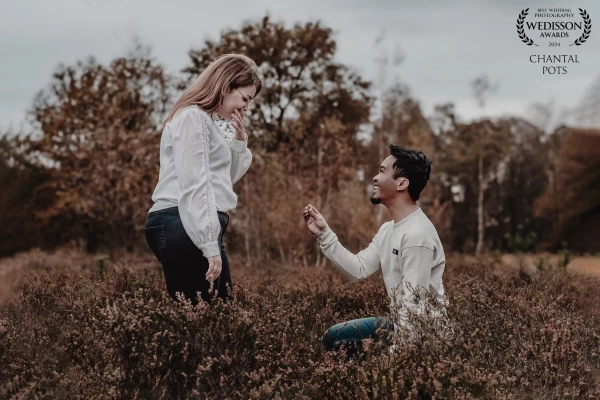What a big surprise for her! Her boyfriend got down on his knees and asked her to marry him. And of...