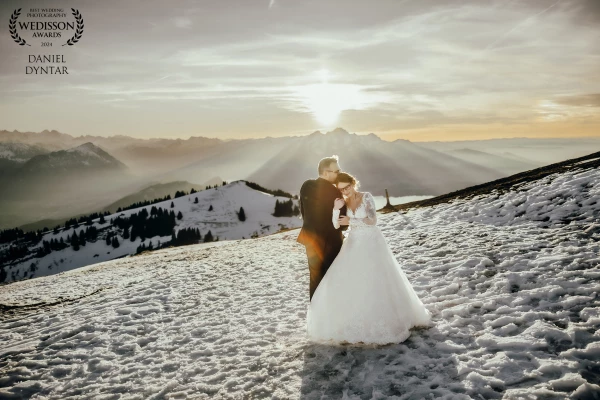 This was such a beautiful wedding at mount Rigi in Switzerland. It was very cold so I had only about...