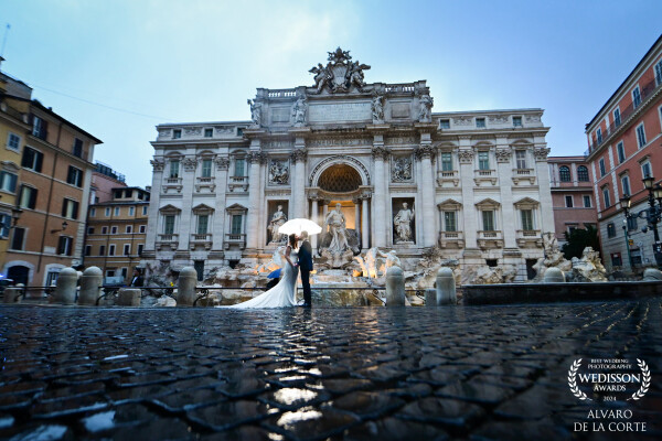 Fotos en la Fontana de Trevi.