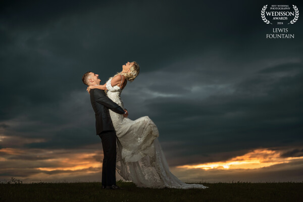 Being flexible with the evenings timings and celebrations is always something we tell our couples, as you just never know when there is going to be a beautiful sunset. <br />
<br />
We had a few minutes with Amber and Ricahrd at The Old Hall Ely to get this EPIC sunset shot.
