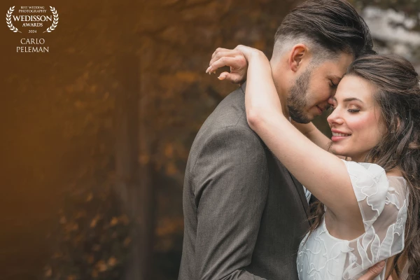 Captured this intimate moment during the couple shoot, whilst playing with some leaves to accentuate...