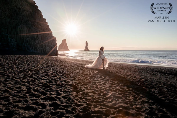 I want to run to you with a beautiful sunrise on Black Beach.