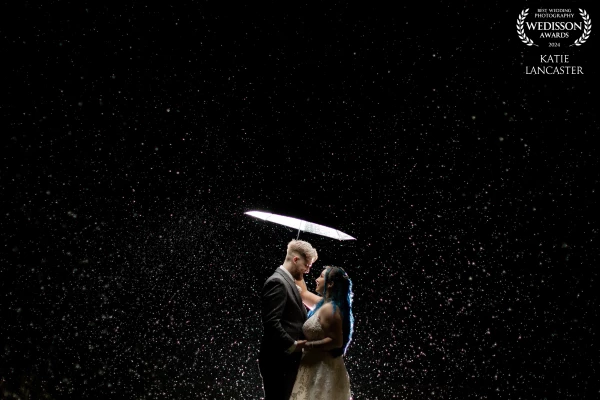 It poured with rain for the entire wedding day, but my couple were fantastic and embraced the stormy...