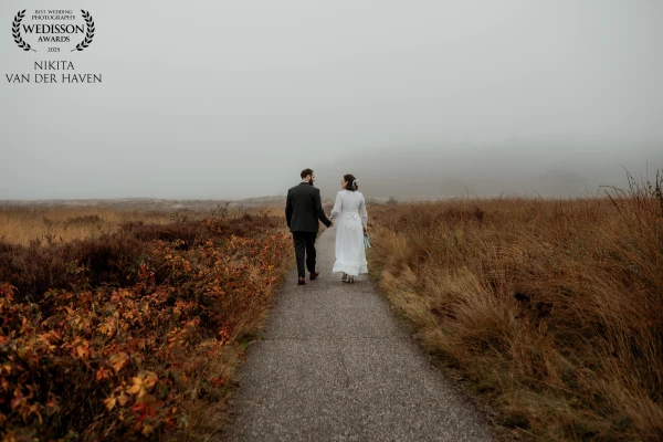 This Autumn wedding had it all! Gorgeous vintage clothing, mist, beautiful colors and a lovely coupl...