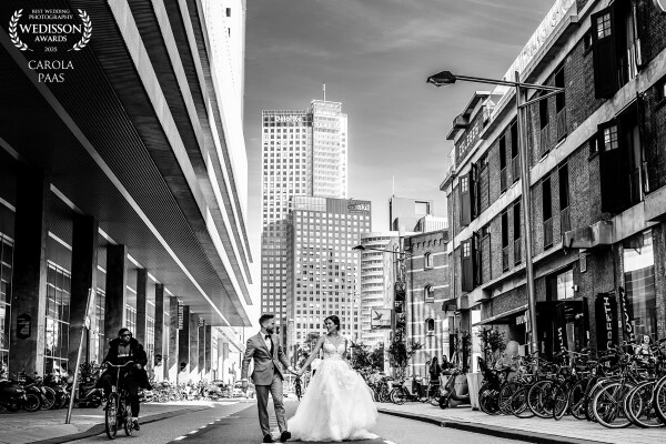 Alexander & Eline running around in Rotterdam :)