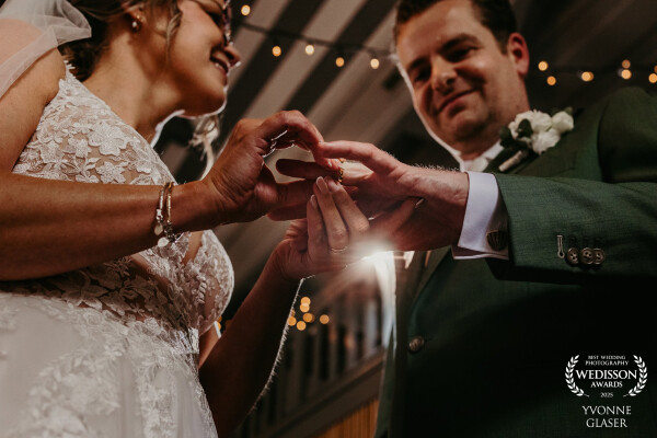 Finally, that sparkling ring on your finger. Loss and rain on your day, but love always wins.