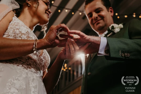 Finally, that sparkling ring on your finger. Loss and rain on your day, but love always wins.
