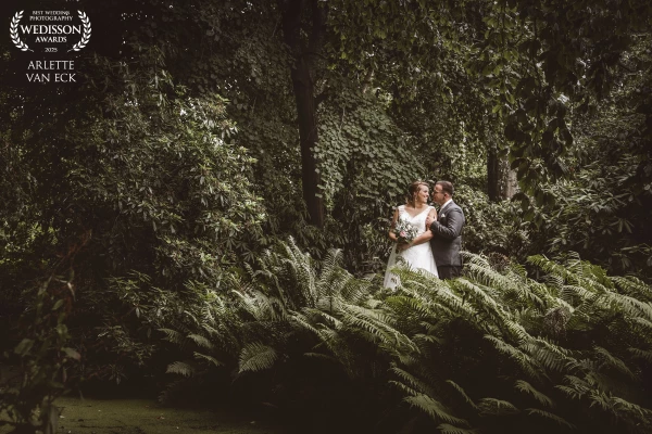Some places are more than just beautiful... For the bride and groom, the fern plant has a special me...