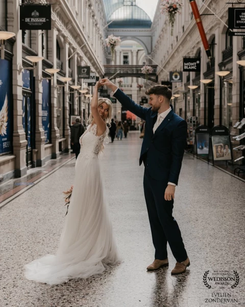 Fotoshoot in de Passage in Den Haag 💍