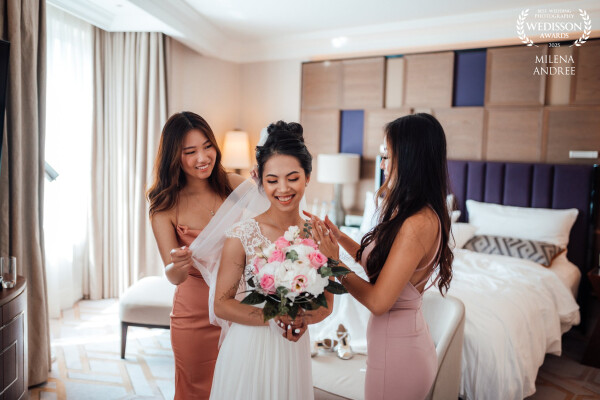 Bridal squad.
Photographer: @milenaandree_hochzeiten