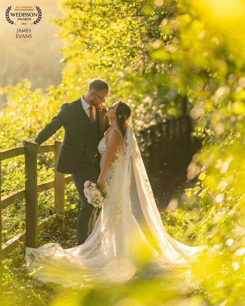 Golden Hour Magic - So beautiful that Isla and Chris could get married at Isla's childhood house. Is...