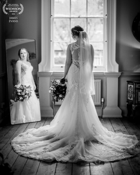 A Moment Of Reflection
Abi at The Orangery - On the morning of the wedding, after finishing bridal p...
