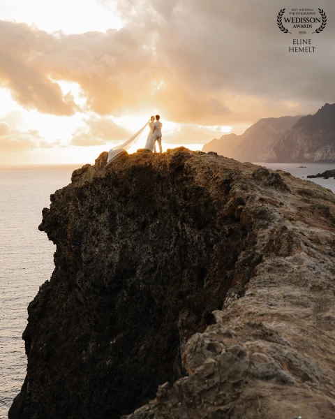 Standing on the edge of the world, together in Madeira!