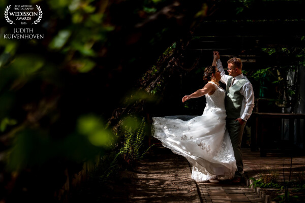 A moment captured in a greenhouse on a warm spring day.