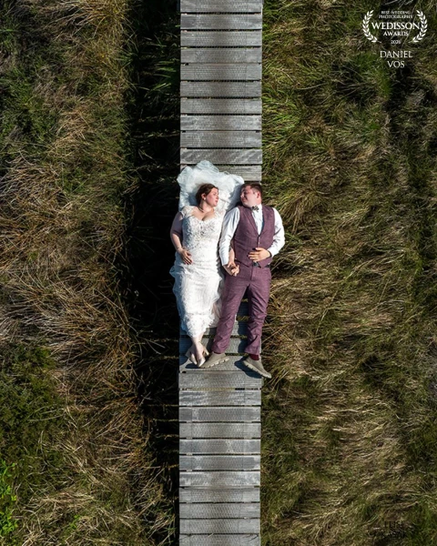 I took this photo during a wedding on Texel, just before sunset. It is so cool to get to work on the...