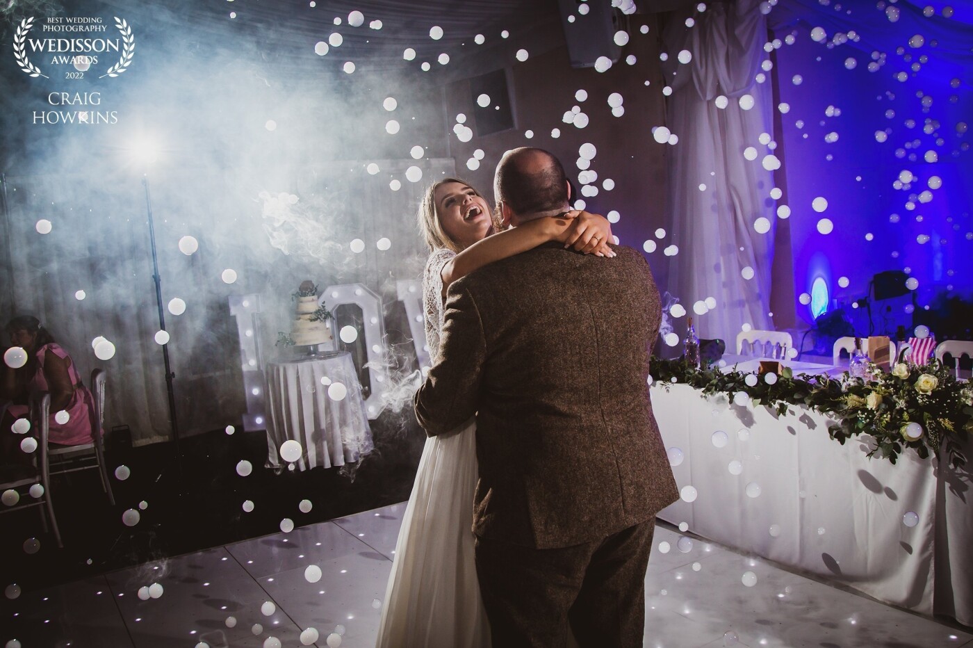This was a wonderful moment I captured of the first dance. Two people so in love with each other and so in the moment. This is why I love my job!