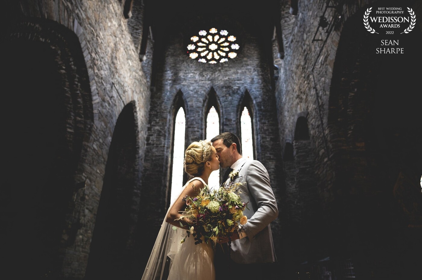 Lisa and Donal! What a day with these two in the beautiful Killarney, Co. Kerry. This shot was taken in the magnificent St. Mary's Cathedral in Killarney. The architecture is just amazing and gives such a cool back drop!
