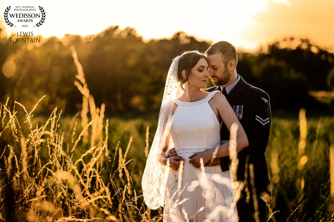 Capturing a couple in love is a dream job for us, in fact it’s not a job, it’s a lifestyle choice and privilege. <br />
<br />
Alex and Chris had the most beautiful golden hour light to finish off their wedding at Brasteds near Norwich. It had been an awesome day, and when we sent them for a quite walk together, we new the magic would happen when the sun hit them ????
