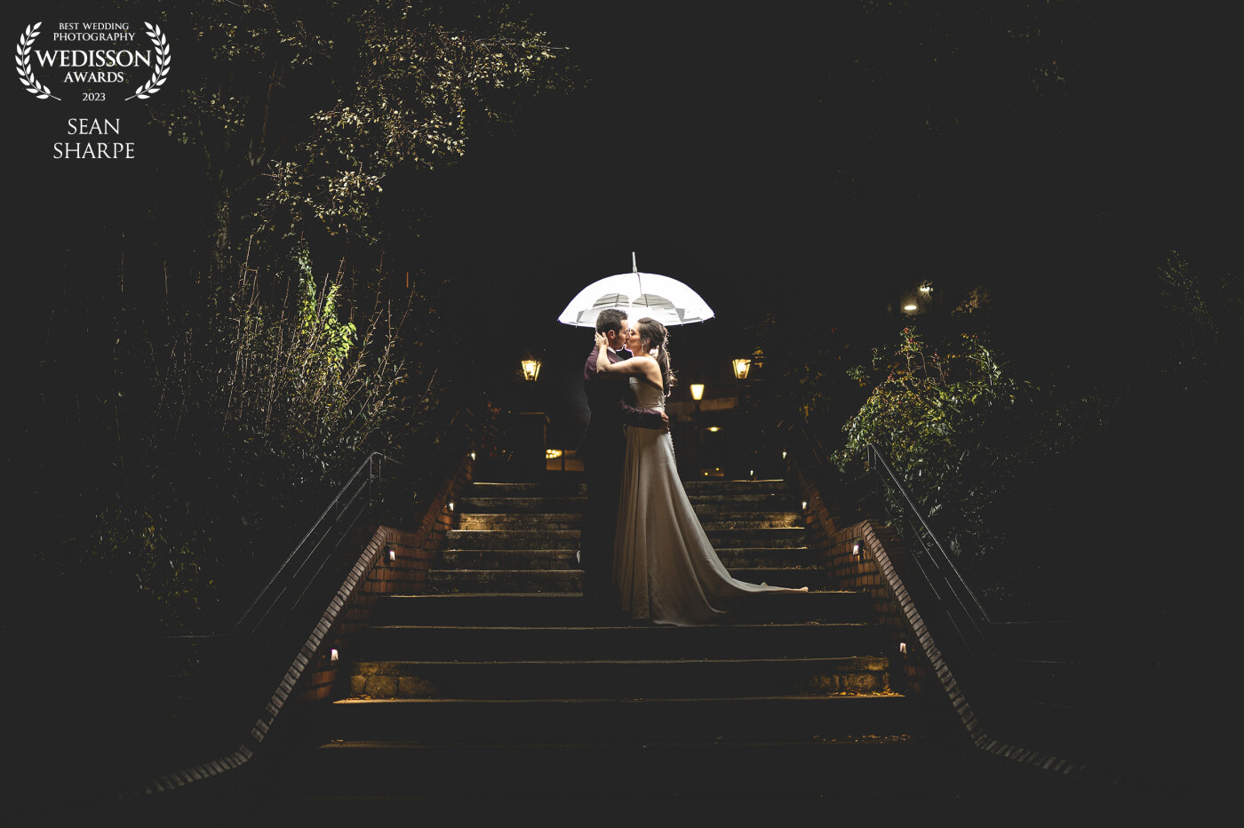 Love this night time shot of Ashley and Simon at Brandon House Hotel, Co. Wexford. Very cool venue and love these steps for creating these types of shots. Such a great day!