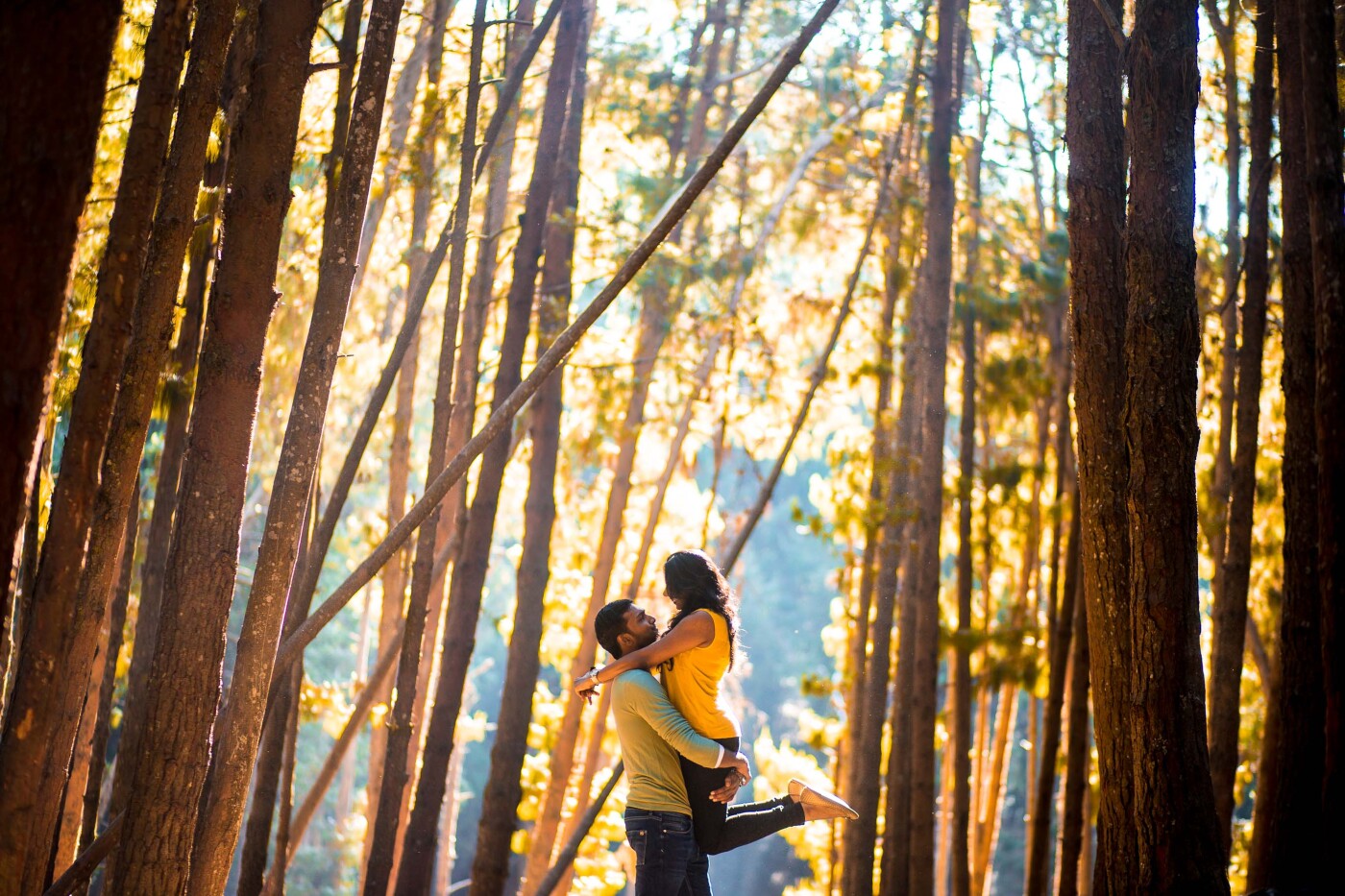  We drove down to Kodaikanal, where we came across the pine forest. I must say, it was a hard climb to get to this spot and we were all pretty exhausted. Surrealism met reality here and then I photographed the lovely couple. All I can say finally is that the drive was worth it.