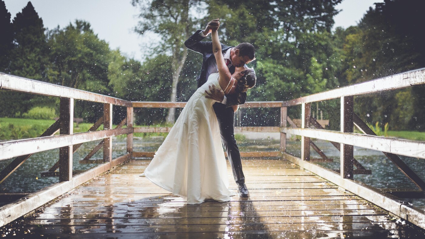 Rainy after wedding shooting in Amstetten (Austria)
