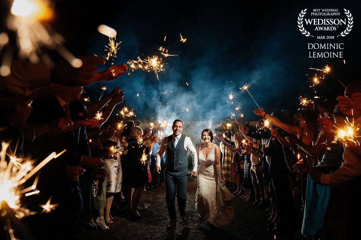  Sparklers! Fire! Danger! It's always a tricky one to capture. There's a hundred guests to manage, a one take experiment, and a very short burning time. For some reason, I love these. The madness, the last minute panic, and overall chaos - exactly how I like it!