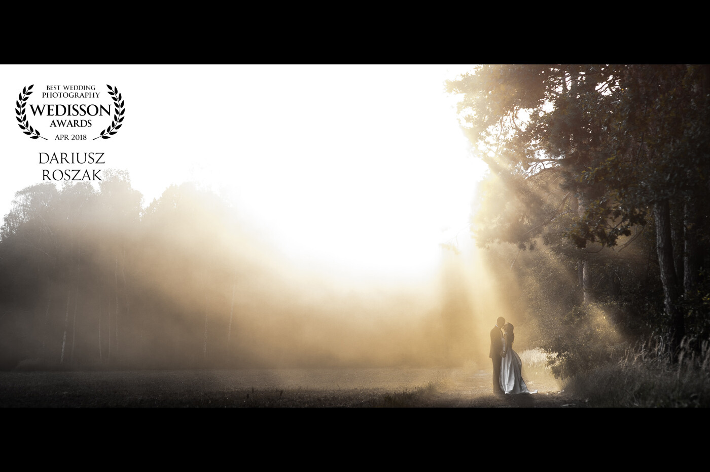 <br />
The picture was taken in such a charming golden hour. The dust that we see in the picture was made at my request by the groom. He just drove on a dirt road by car and I used this magical light that we had during the session ;) 