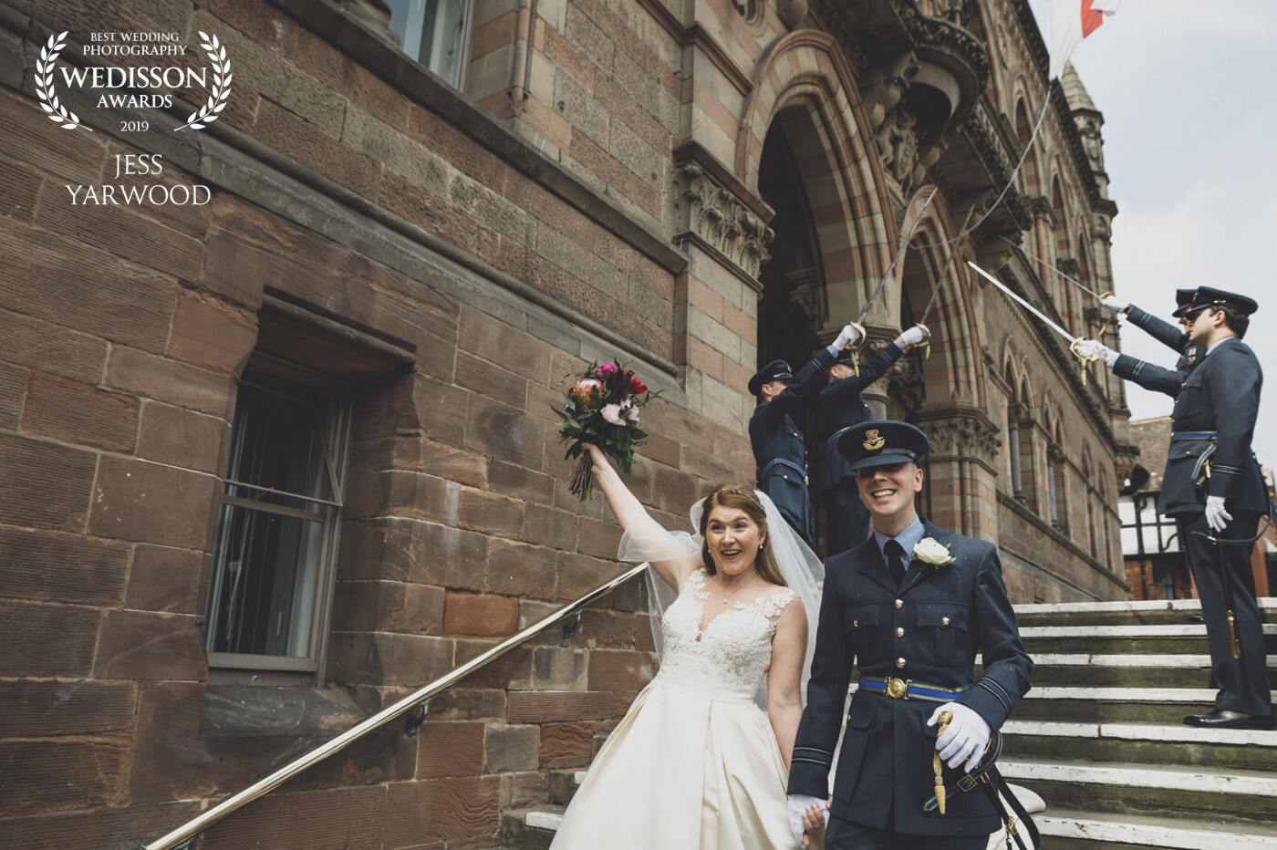 Freya & Dan tied the knot at the always stunning Chester Town Hall in Cheshire. <br />
A Military wedding with a boho vibe followed at Kings Acre!