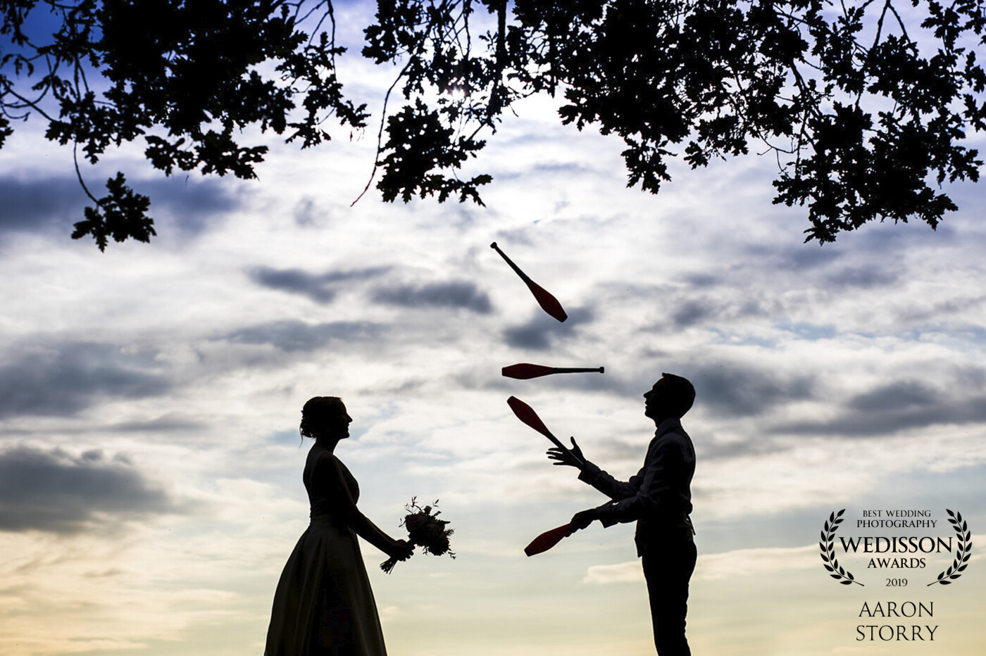 Katie & Owen are not only lovely people, but they're also incredibly talented jugglers!<br />
When they asked me if it was possible to make a picture that showed their passion for their shared hobby I had just the idea in mind. We went as the sun was setting and the rest (as they say) is history :)