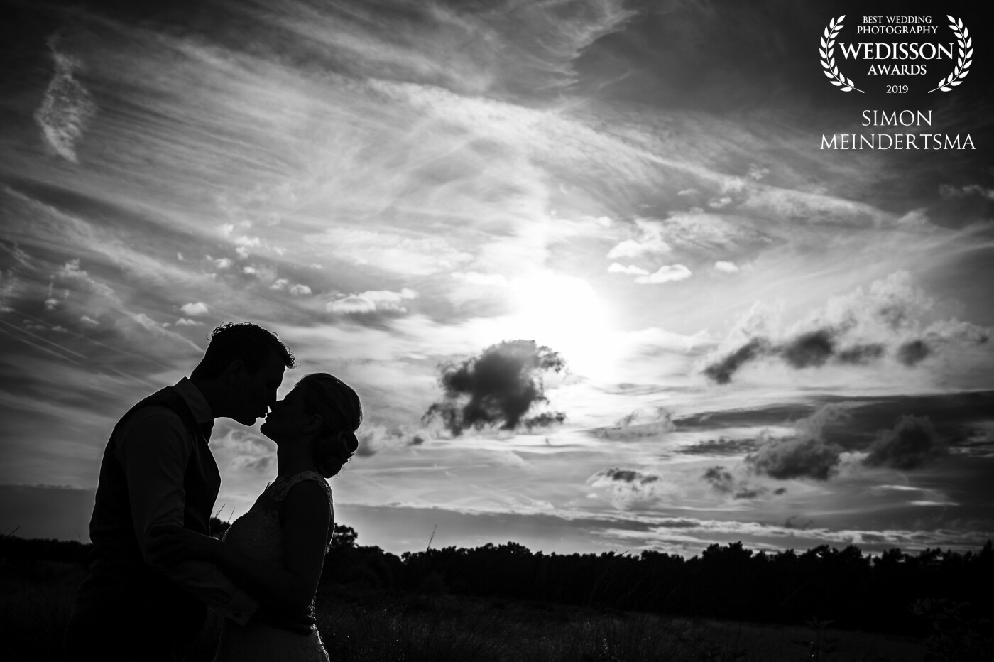 At the beautiful outer lands, this evening shot was taken with an early evening sun... the nice silhouette with the couple makes this image so much intense in black & white.