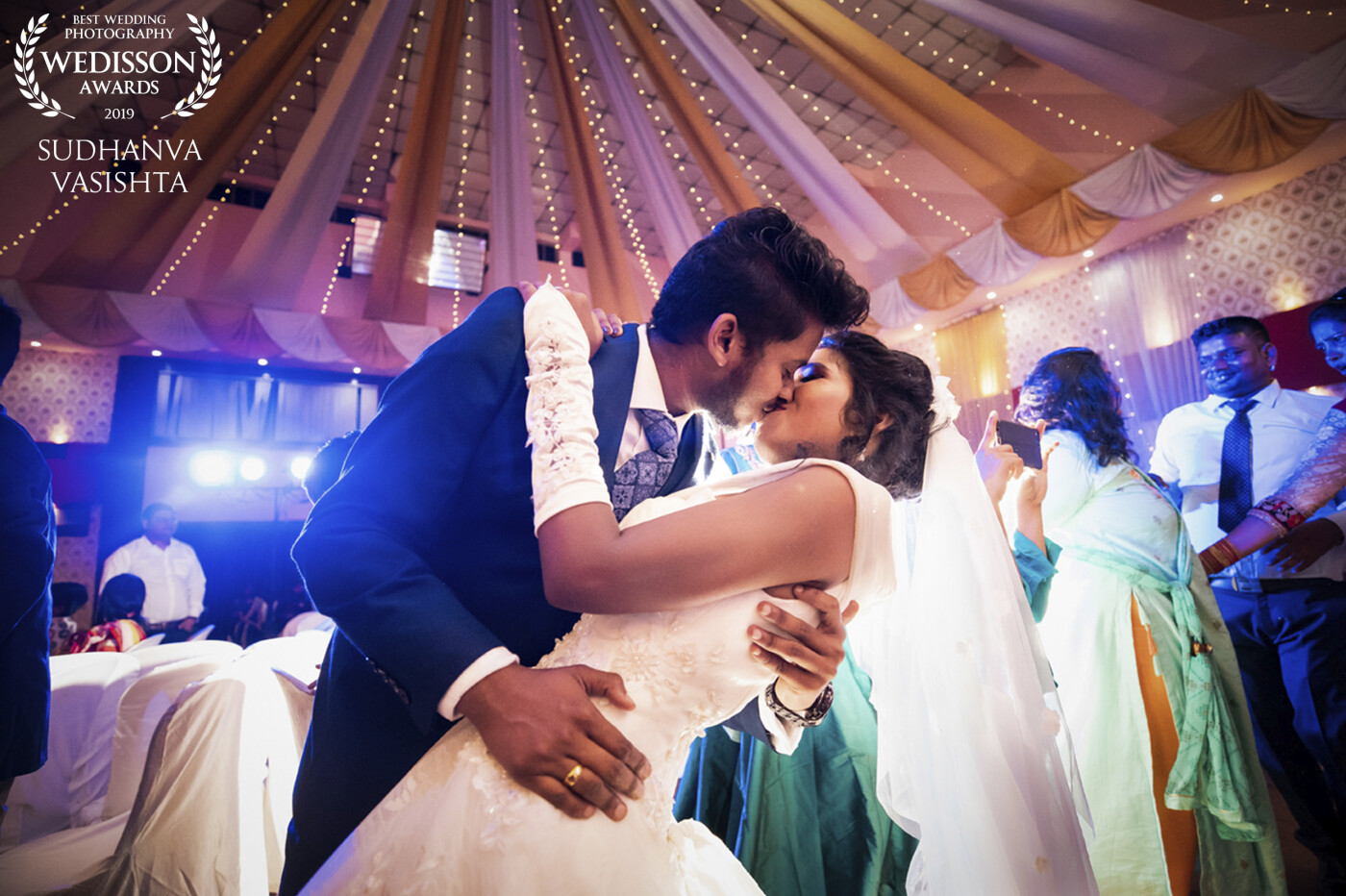 Make way for the Bride and Groom from Kolkata, India. <br />
This priceless moment was during their first dance as a married couple. <br />
As the couple shared this intimate moment, we captured it in a second's time for them to cherish it for a lifetime!