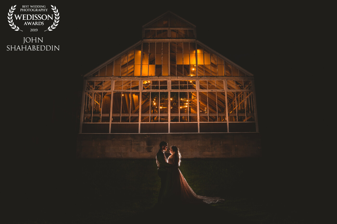 I took this booking at the beautiful Hexham Winter Gardens last year, and just knew I needed to get this nighttime shot of the wonderful botanical glasshouse where the celebrations took place, all lit up with the couple in the foreground. I love the warmth and drama of the shot, and the couple did too!