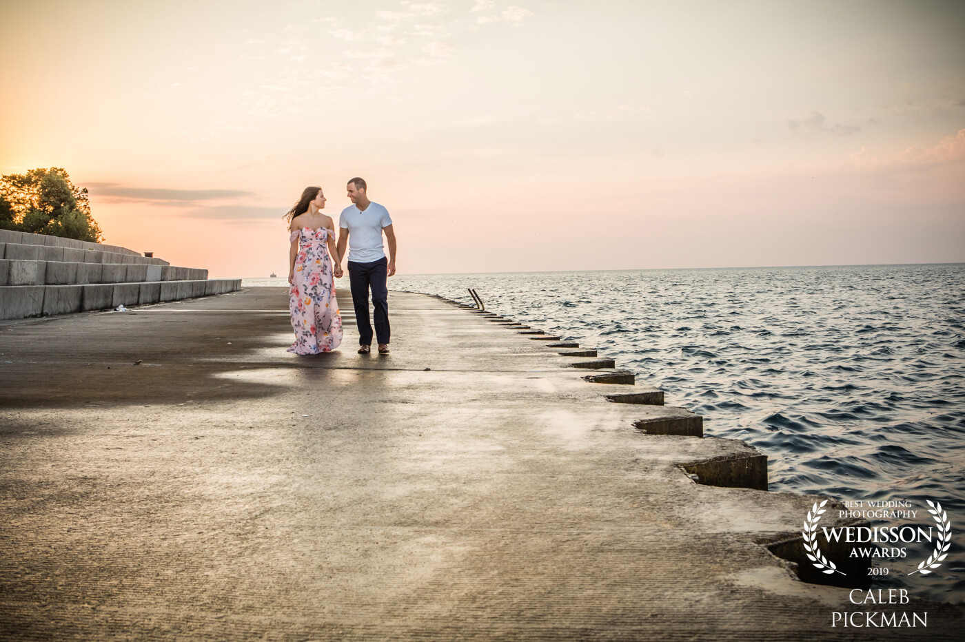  From sunrise to sunset, from day to night, we will forever walk hand-in-hand. <br />
This was a 5:00 am engagement shoot with an amazing couple!