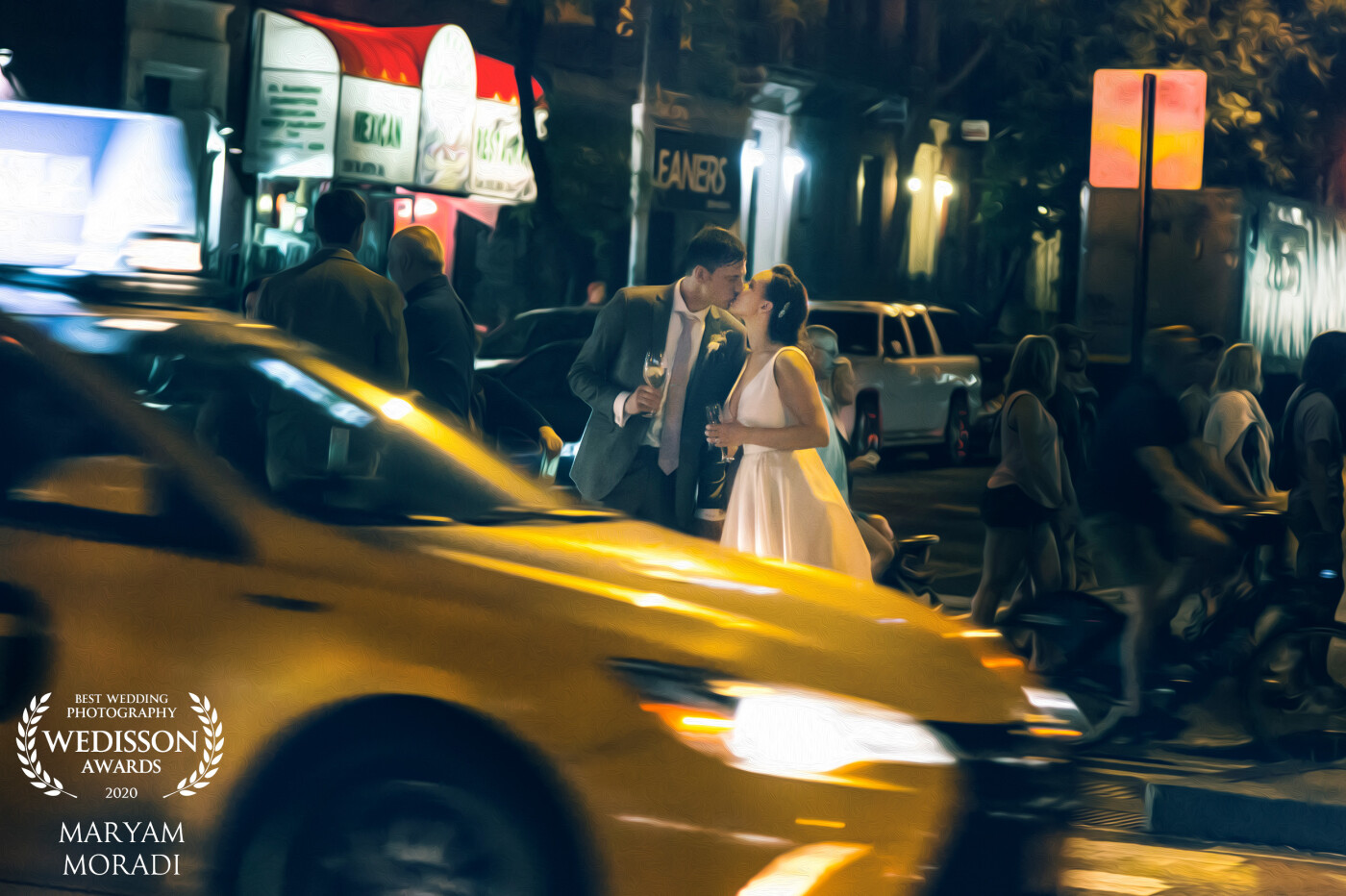 The Last picture of the night with this lovely couple in the middle of Big Apple. One of my favorite images in the city.<br />
New York City, US.