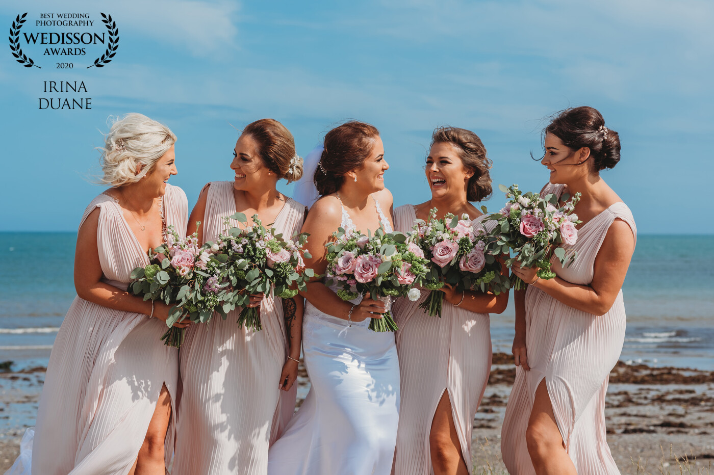 There’s no doubt that you need your best ladies by your side on your wedding day.  The photo was taken with my favorite 85mm to combat harsh afternoon shadows. Garryvoe Hotel, co. Cork. Ireland. 
