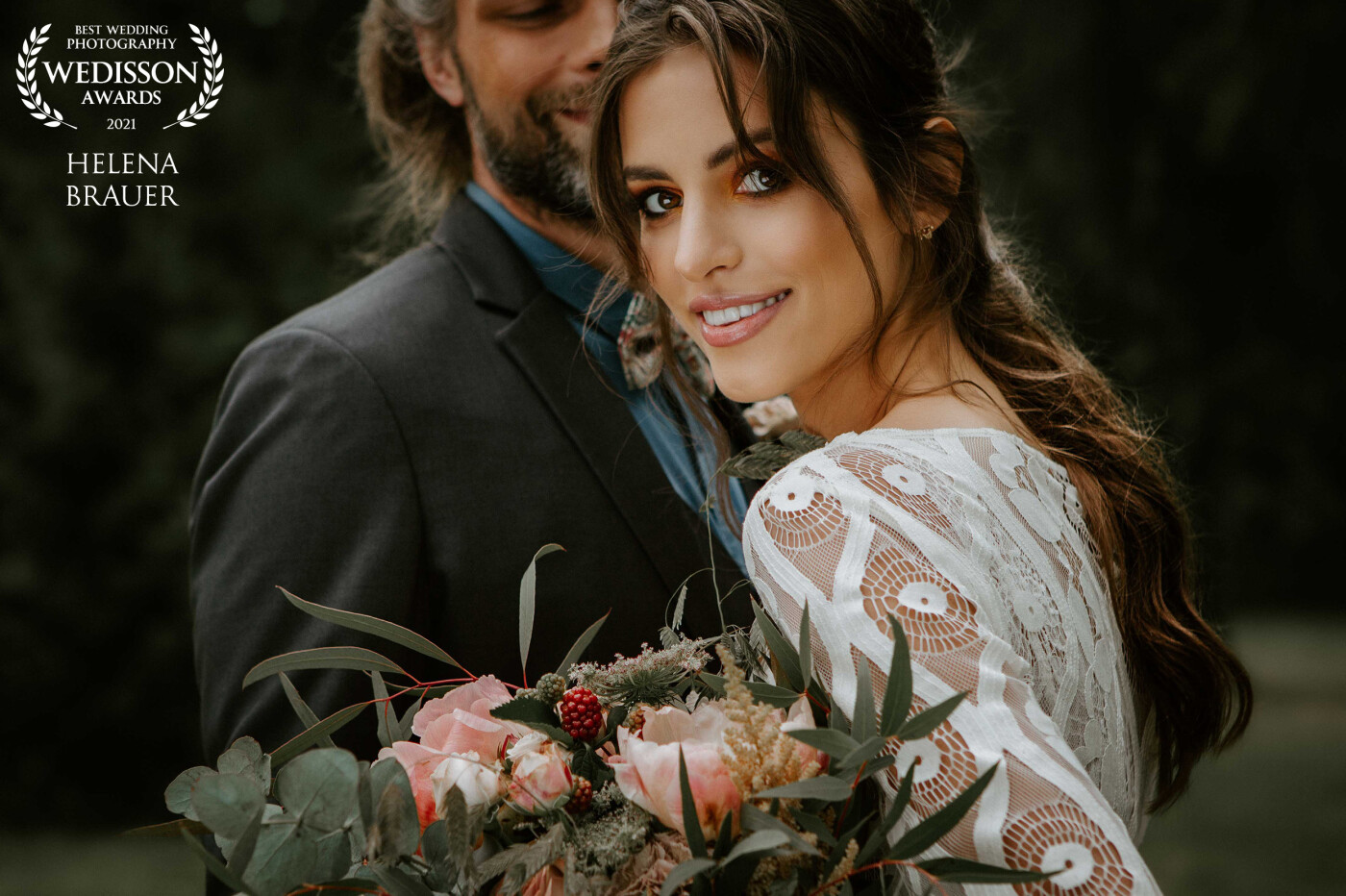The Look. <br />
Boho weddings are my absolute fav! The photo was taken during the cold day in the surroundings of amazing garden, full of green trees, small lakes and beautifully preserved old country palace.<br />
