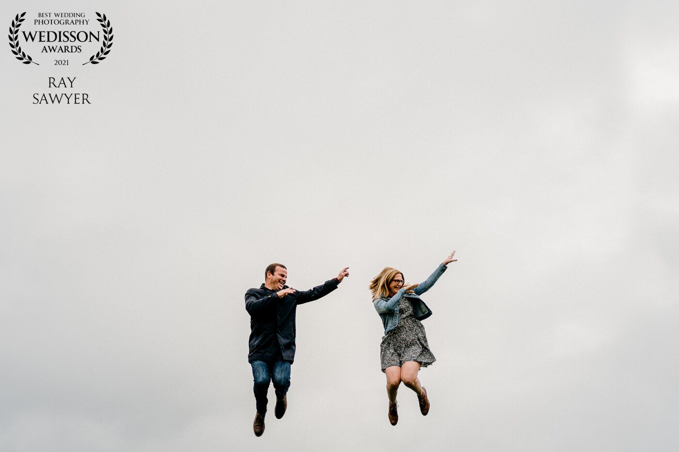 Love a but of fun - This engagement session was great. we approached the summit of a hill and I asked them to jump in the air and do something funky like a 'dab' and the image came out great.