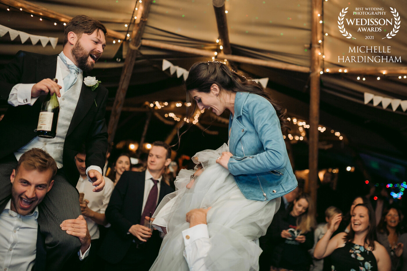 Lifted together and dancing in the moonlight. What better way to end a wedding! A fantastic day of celebration and I was just in awe of the fun!