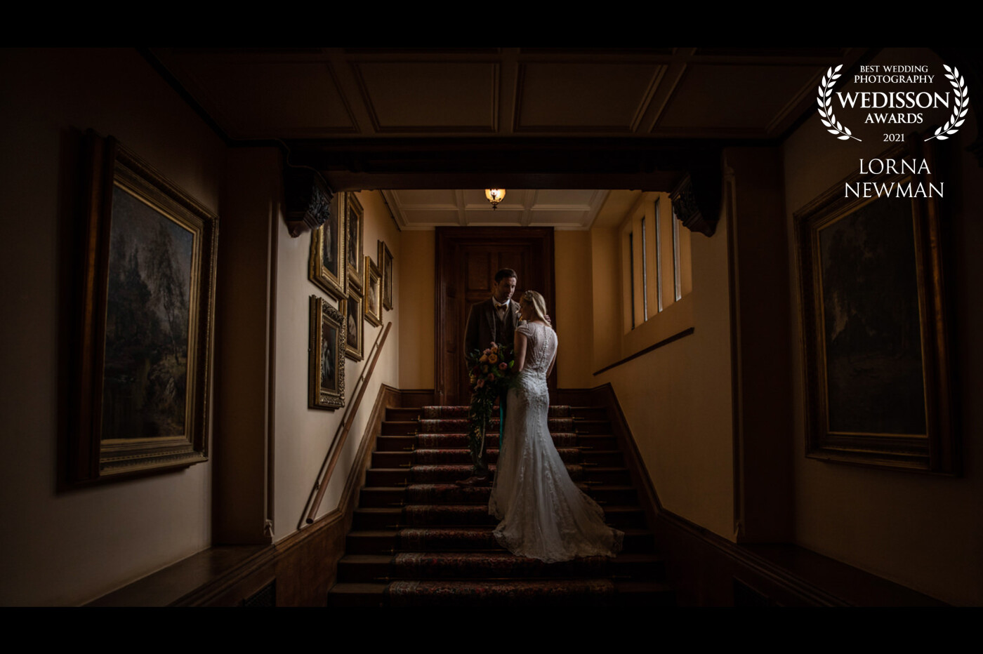 A shot of Lucy & Phil on the stairs at the beautiful Shuttleworth House in Biggleswade, Bedfordshire. I love the light in this part of the house in the afternoon it is perfect.