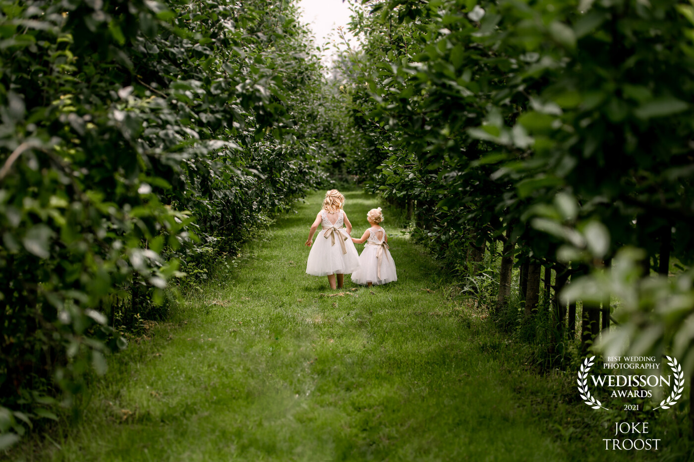 A wedding in an orchard is always high on my happy-list. This couple also had to gorgeous girls who were playing and dancing around in the orchard. This is just a tiny moment of connection between them that I managed to capture. <3