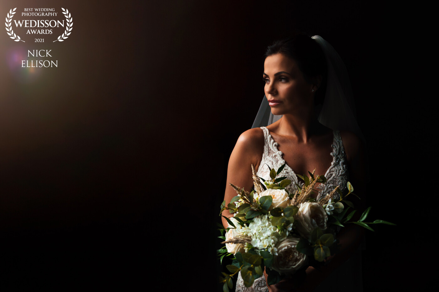 The gorgeous Leanne looking out the window over the Liverpool docks from the Titanic Hotel minutes before she walked down the aisle.