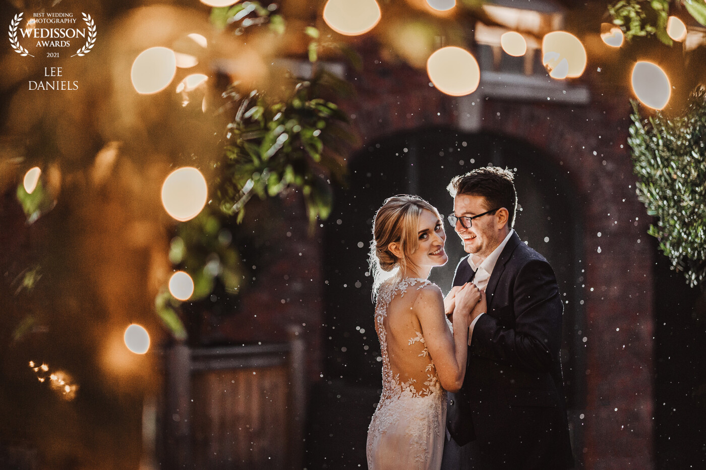 Amazingly Shannon & Oliver hoped for rain in the evening so we could create a portrait like this! I found a nice composition then back lit them from behind to make the rain stand out :)<br />
<br />
VENUE - ELSHAM HALL